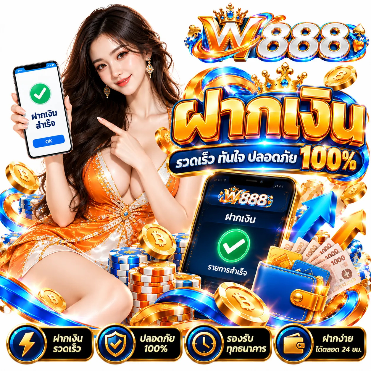 W888 - ฝากเงิน